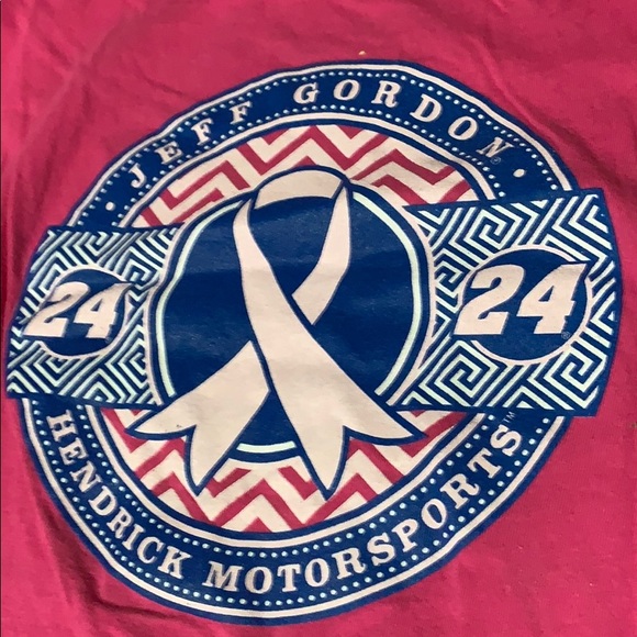 Jeff Gordon Brest Cancer Tee - Picture 2 of 3